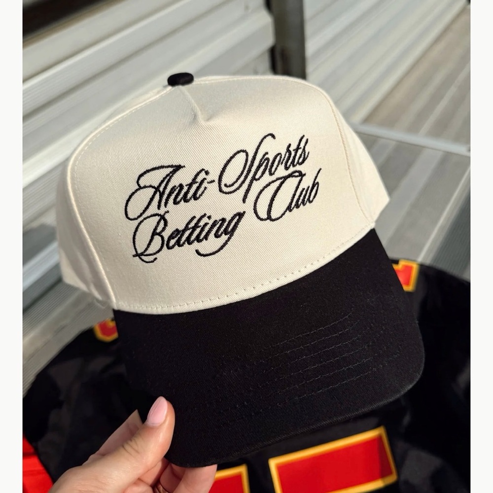 LOW START Anti-Sports Betting Club Black and White Cap Kenz kustomz - Picture 1 of 2